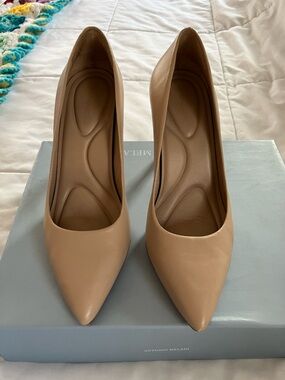 ANTONIO MELANI Spanish Sand Pointed-Toe Women's Pumps